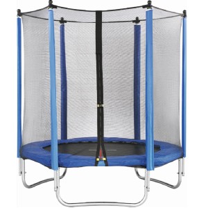 Trampolin Ø 183 cm x 206 cm pocinkano jeklo
