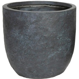 M Collections Cvetlični lonec Arizona Egg Pot Ø 32 cm x 31 cm grafit