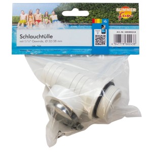 Cevna spojka z navojem Ø 32 mm/ Ø 38 mm (1 1/2")