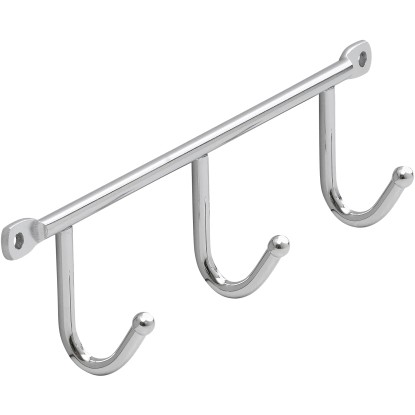 Siro Letvica s kljukicami 2081 kovina krom sijajni dolžina 200 mm 3 kavlji