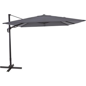 Viseči senčnik Aros kvadratni 2,8 m x 2,8 m antracit