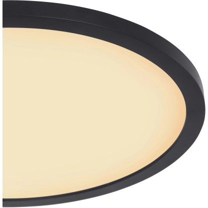 Globo LED-stropna svetilka Sapana Ø 42 cm Črna