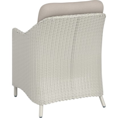 Gulfport Sedežna garnitura iz ratana 4-delna siva