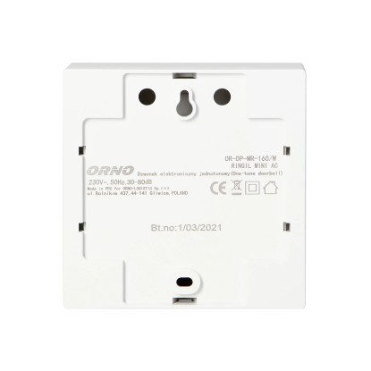 Orno Elektronski žični zvonec Ringil Mini AC bel