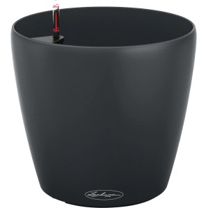 Lechuza Posoda za rastline Classico Eco Ø 35 cm temno siva