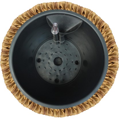 Lonec za rastline 35 cm x Ø 39 cm naravne barve