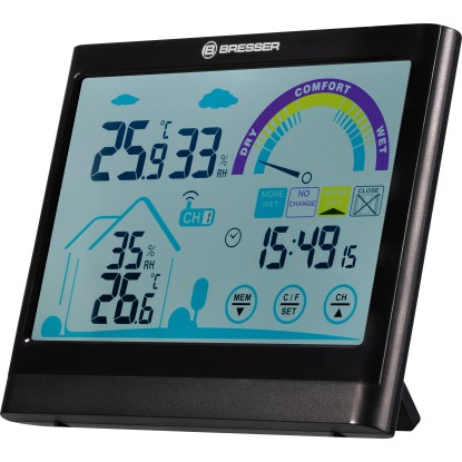 BRESSER VentAir Termo-/higrometer s priporočilom za prezračevanje
