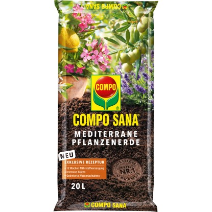 Compo Sana Zemlja za posodovke Mediterrane 20 l