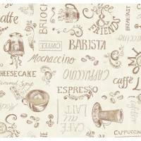 d-c-fix Prt Ristretto Krem Ø 150 cm okrogel