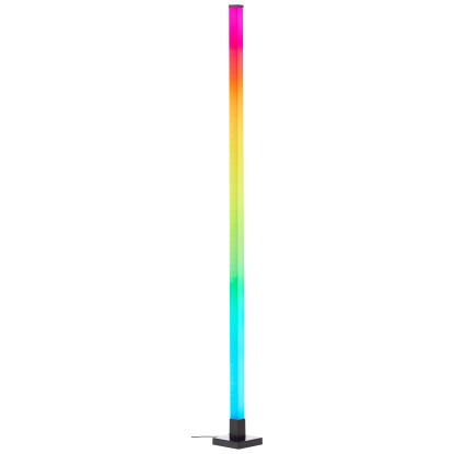 Brilliant Namizna LED svetilka Neele RGB + CCT Ø 12,5 črna