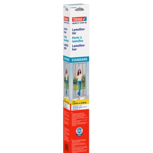Tesa Zaščitna mreža proti mrčesu za lamelna vrata Bela barva 220 cm x 95 cm