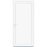 Stranska vhodna vrata K500 bela 98 cm x 198 cm levo