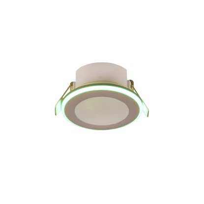 Trio Vgradna LED-svetilka Argus 1-plamenska bela mat Ø 8,2 cm