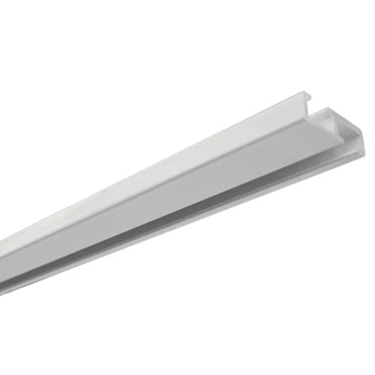 Gardinia Aluminijasto vodilo za zavese, 1-kanalno, belo, 150 cm
