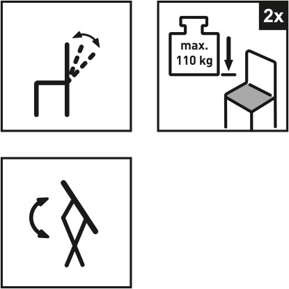 Vrtni set Suriname 3-delni iz jekla