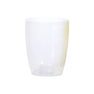 Prosperplast Lonec za orhideje Coubi 13 cm Belo prosojen