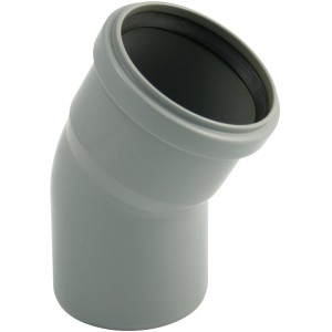 Marley HT-koleno 30° DN 50 Siv