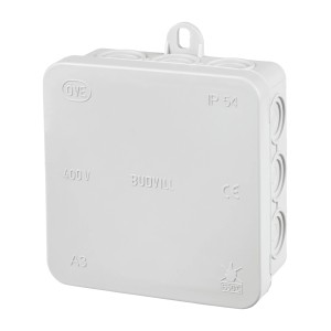 Razdelilna doza Nadometna 85 mm x 85 mm Siva IP54