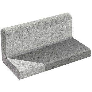 L-robnik siva 30 cm x 16,5 cm x 15 cm