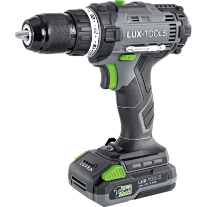 LUX-TOOLS Akumulatorski vrtalni vijačnik set 1 PowerSystem A-BS-20