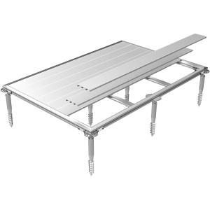 Biohort Smartbase Plus za mini garažo 117 cm x 140 cm x 65 cm