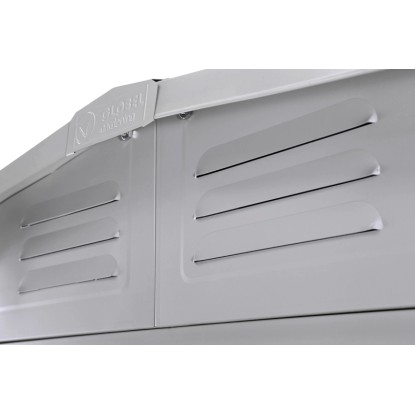Globel Industries kovinska lopa 8x8 kovinsko srebrna Š x G: 234 cm x 237 cm