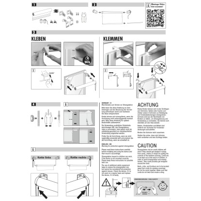Gardinia EasyFix rolo Thermo energetsko varčen 65 cm x 150 cm bel