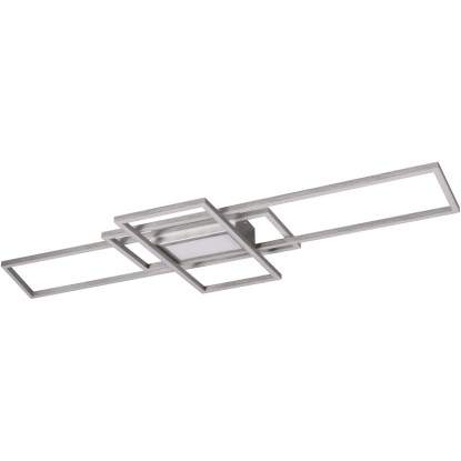 Trio Stropna LED-svetilka Circle 60 W nikelj mat