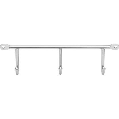 Siro Letvica s kljukicami 2081 kovina krom sijajni dolžina 200 mm 3 kavlji