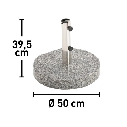Stojalo za senčnik Granada Sivo 40 kg