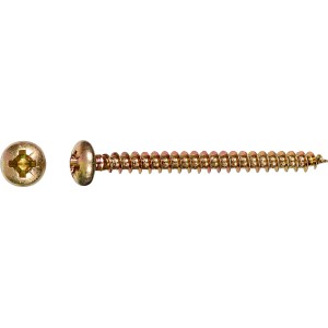 LUX-TOOLS Uni. vijak s polokroglo glavo in PZ utorom Ø 5 x 30 mm rum. pocink. 15