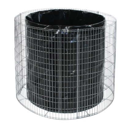 Bellissa Gabione visoka greda Okrogla Ø 92 cm/Ø 72 cm x 80 cm