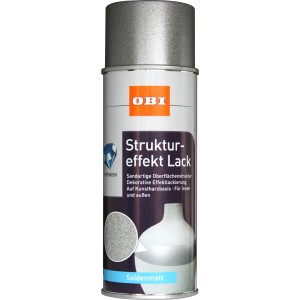 OBI Lak v spreju s strukturnim učinkom antracit polsijajni 400 ml