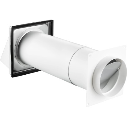 Teleskopski stenski zračnik System Ø 125 mm z izpušno napo iz legiranega jekla