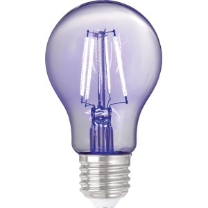 LED-žarnica z nitko klasične oblike E27/4 W modra