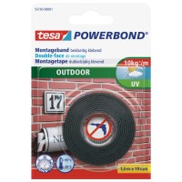 Tesa Powerbond Montažni trak za zunanje površine 1,5 m x 19 mm