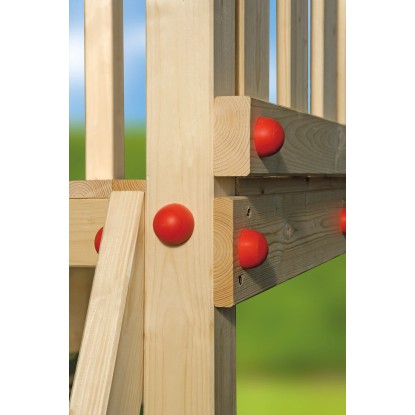 Weka Igralna hiška Zmajev stolp Tabaluga z dodatkom gugalnice Zelena