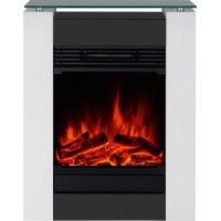 Električni kamin Glasbury Fire 163814 79,8 cm x 58,1 cm x 17 cm bel