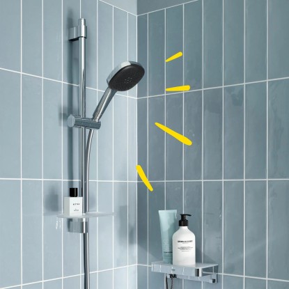 Grohe Garnitura za prho Vitalio Comfort 110 krom z 2 vrstama curka Quickfix