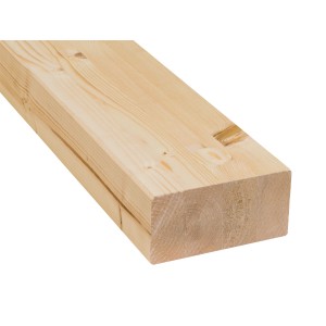 Lepljen les SI smreka/jelka 60 mm x 120 mm x 3000 mm