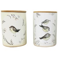 Boltze Posoda za shranjevanje Kamina 2 vrsti sortiran Ø 12 cm x 16 cm