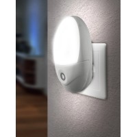 Globo Nočna LED-svetilka Plug-In bela