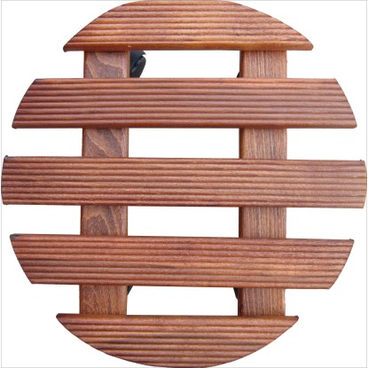 Premičen podstavek za rastline mahagoni in bukev, okrogel, Ø 30 cm