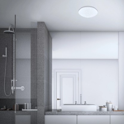 Briloner LED stropna svetilka Brilo Bath bela
