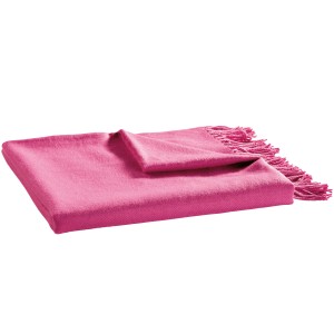 Odeja Pink Chic Enobarvna Pink 140 cm x 170 cm