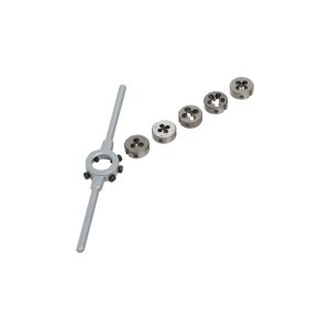 LUX-TOOLS Komplet rezalnikov navojev iz jekla M4 - M10 Comfort