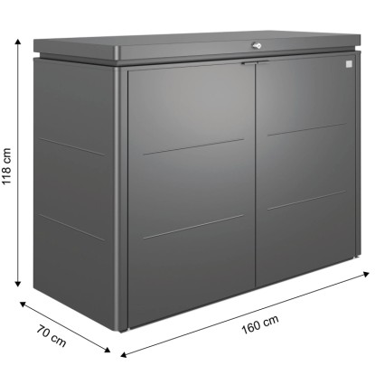 Biohort HighBoard Vel. 160 temno siva kovinska