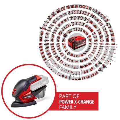 Einhell Baterijski večnamenski brusilnik Power X-Change TE-OS 18/150 Li-Solo