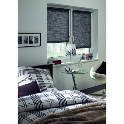 Gardinia EasyFix rolo Natur 100 cm x 150 cm črna in bela