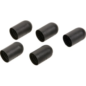 OBI Okov žarnice E27 črne barve 5 kosov